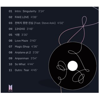 [20 món] COMBO BTS LOVE YOURSELF 'TEAR'
