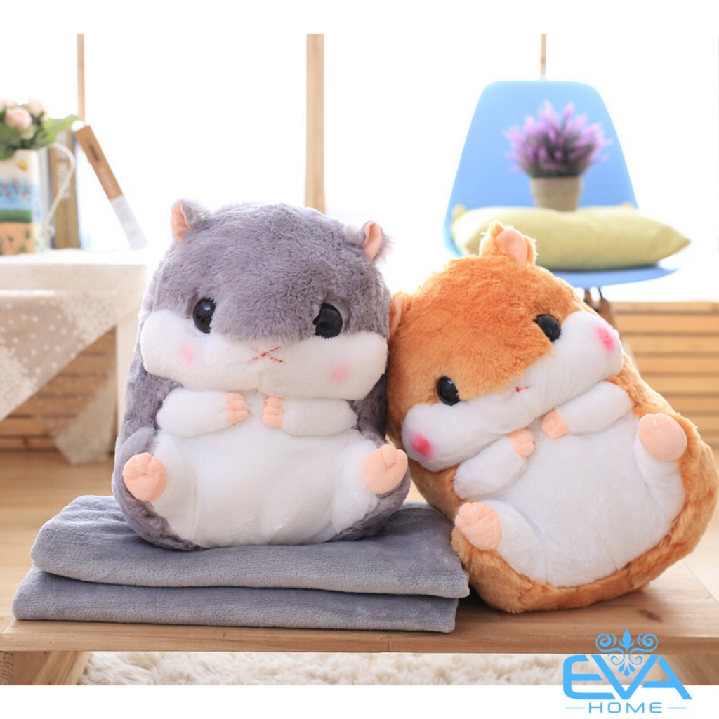 Gối Mền Thú Bông Chuột Hamster