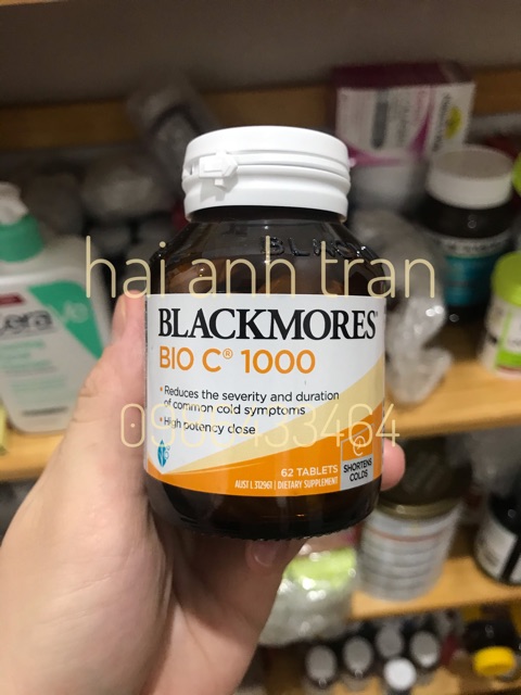 Viên Uống Vitamin C Blackmores Bio C 1000mg [150/62v]