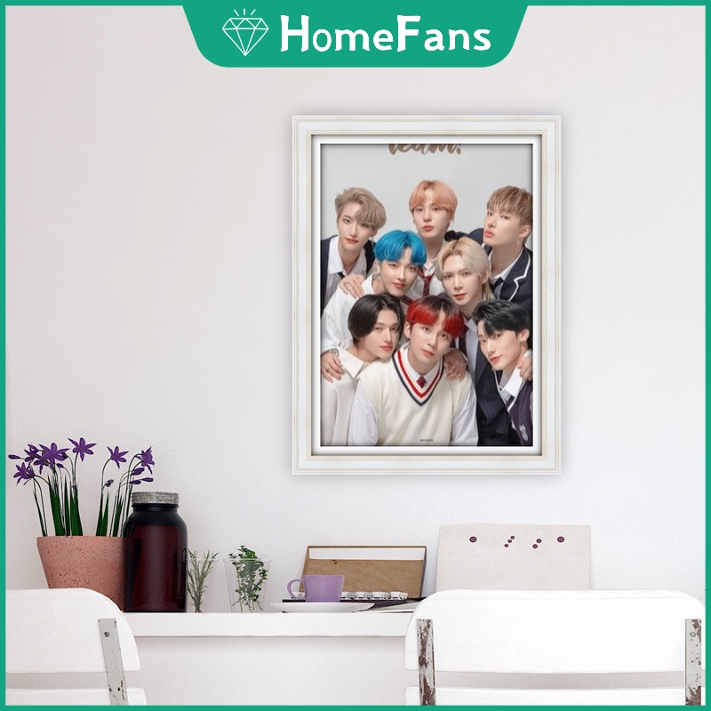 Bộ Tranh Đính Đá 5D Tự Làm 30x40cm Hình Thần Tượng