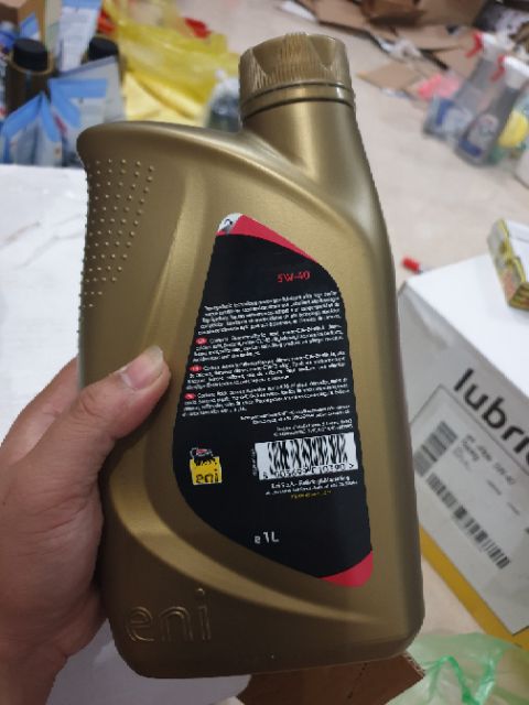 Nhớt ENi 5W40 + 100ml Eni + 30ml E59