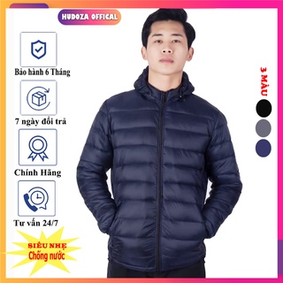Áo phao nam siêu nhẹ, Áo khoác nam đẹp kiểu dáng hàn quốc có mũ siêu ấm giá rẻ HD01 .