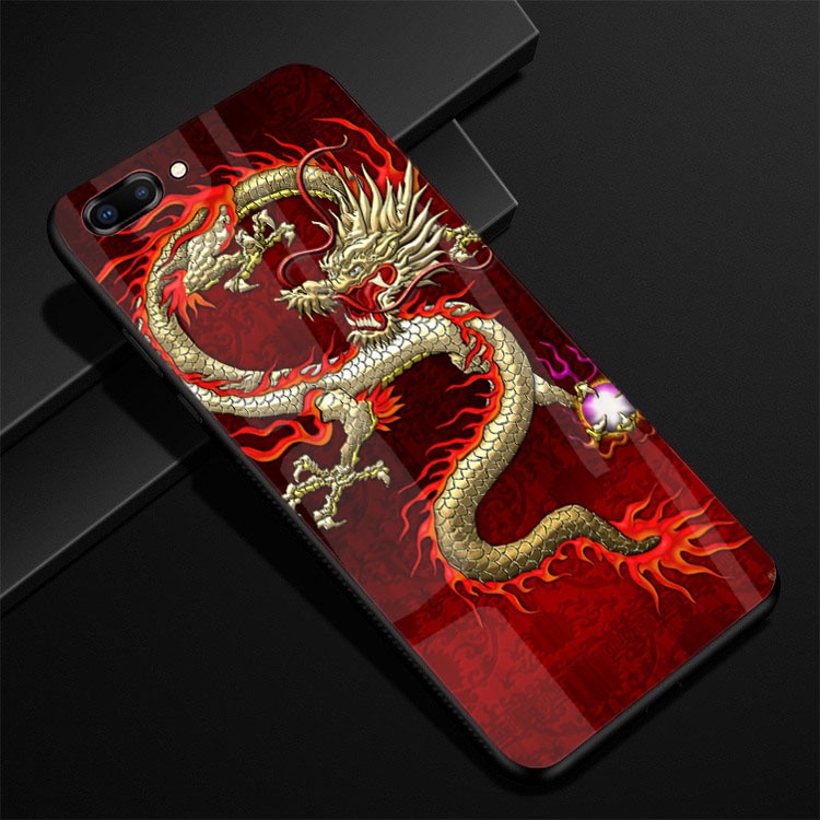 Ốp Lưng OPPO A3s, A12E, A5 mặt kính cường lực cao cấp thiết kế Độc Quyền