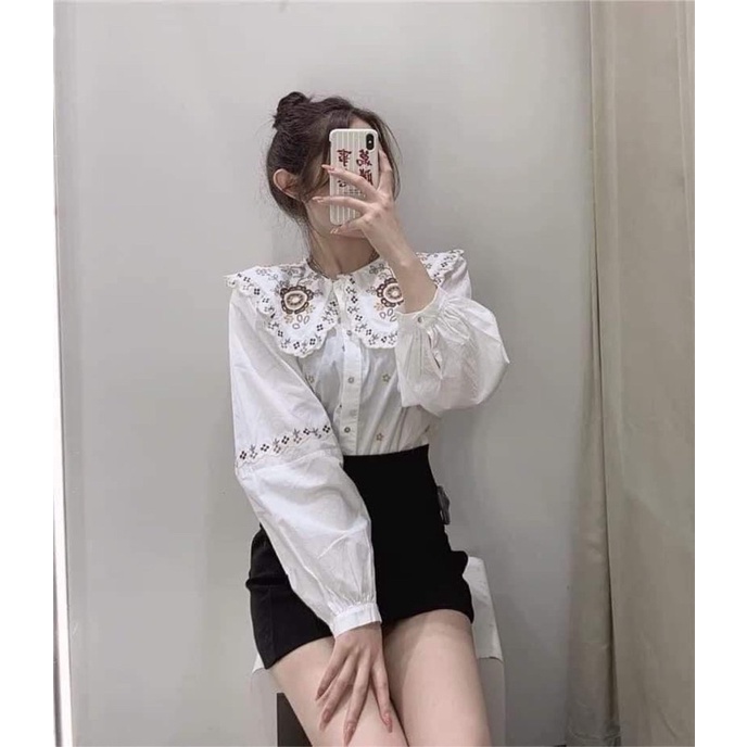 Sơmi cổ bèo zaẩ