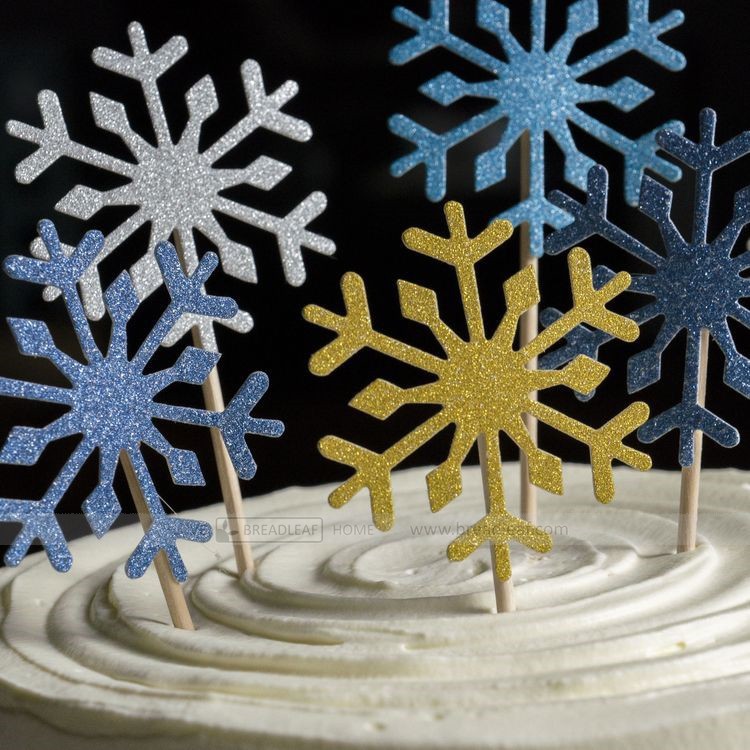 Bông Tuyết Trang Trí Bánh Kem Breadleaf 4,5 x 12,3 cm