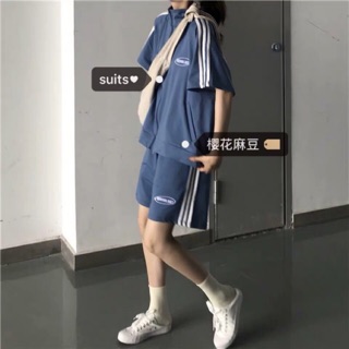 Set đồ thể thao hè 2020 ulzzang (SẴN ĐEN)