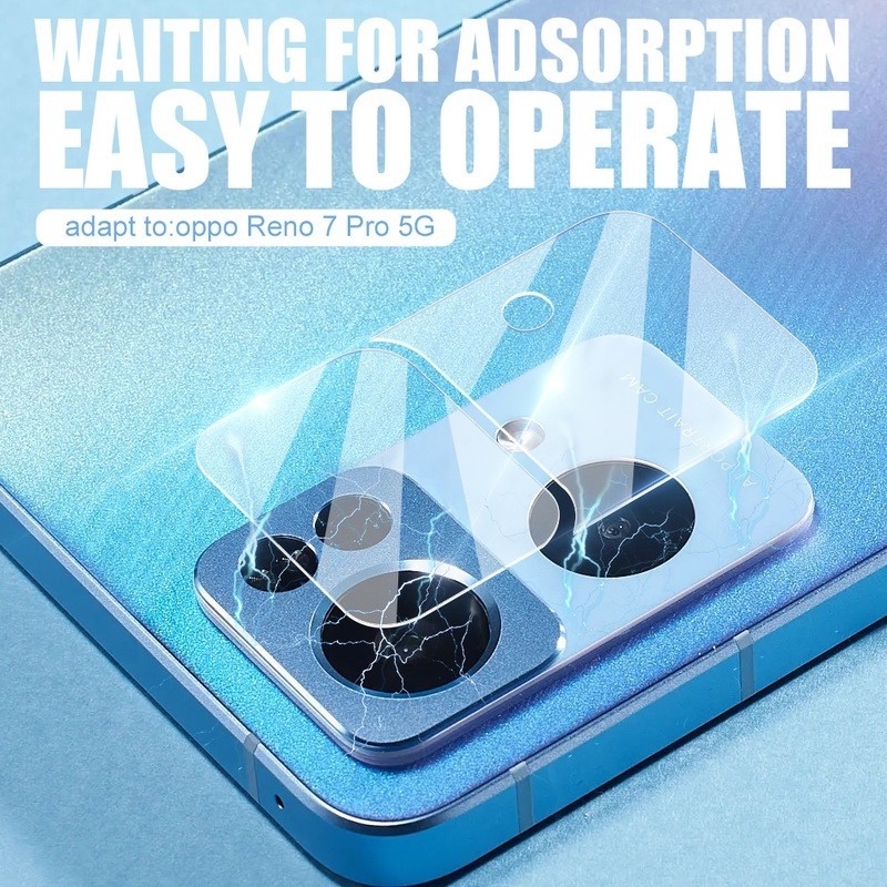 Miếng Dán Bảo Vệ Camera Sau Điện Thoại Chống Sốc Màu Đen Cho OPPO Reno 7Z 7 Pro 5G