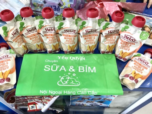 heinz mango and vanilla custard