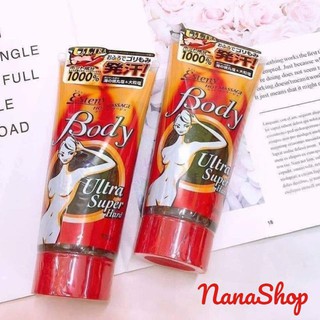 Kem Tan Mỡ Bụng Esteny Hot Body Massage Gel SANA Nhật 240g
