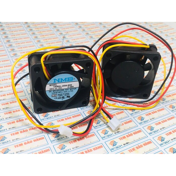 Quạt NMB 1606KL-05W-B59 24V 0.08A 40*40*15mm