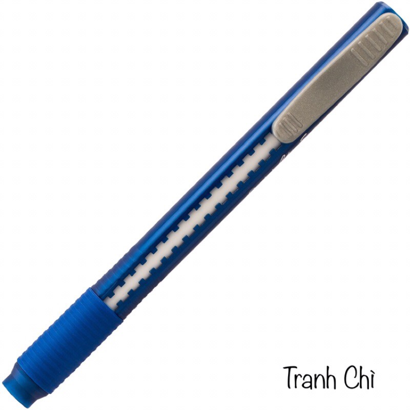 Bút gôm / viết gôm bấm đẩy Pentel Clic Eraser Grip Nhật Bản thân tròn ZE22 tẩy chì