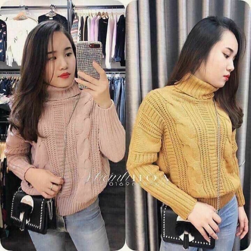 Áo len cao cổ QC
