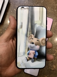 Ốp lưng in nổi 4D chuột cute 2020