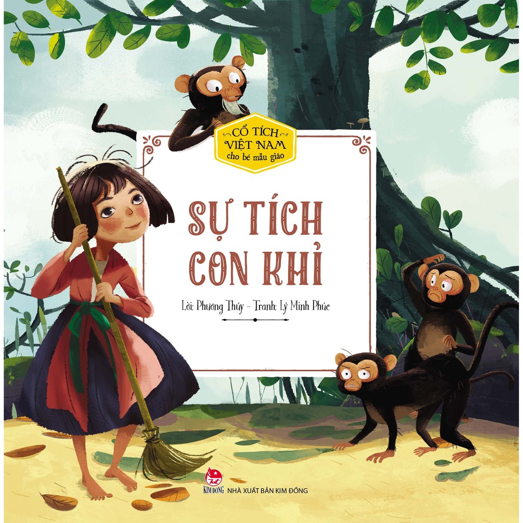 Sách - Truyện cổ tích Việt Nam cho bé mẫu giáo - Sự tích con khỉ