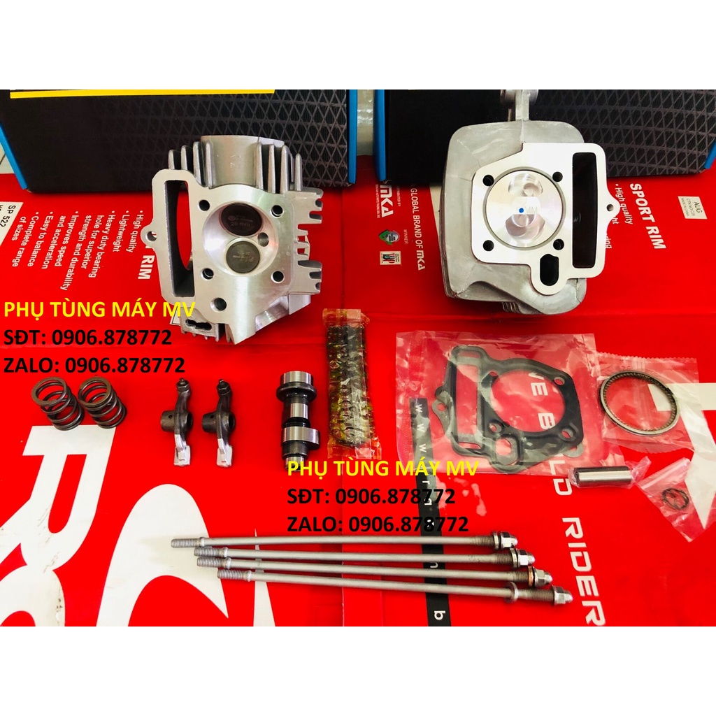 Combo đầu lòng 54/56 dành cho dên 13T3 xe Dream wave. Mạnh Bền