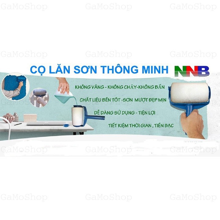 Bộ 2 miếng vải nỉ thay cho cọ lăn sơn thông minh NNB, Hàng VN