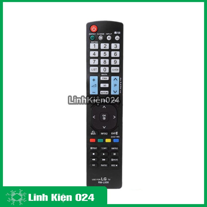 Điều Khiển Ti Vi LG RM-L930 (BH : 1 tháng)