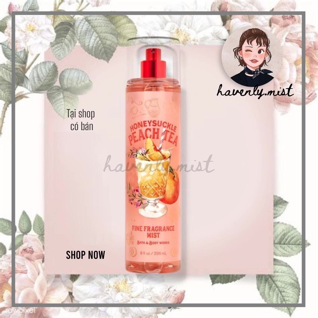 ʜᴀᴠᴇɴʟʏ.ᴍɪsᴛ ┋ Xịt Thơm Toàn Thân Honeysuckle Peach Tea Body Mist