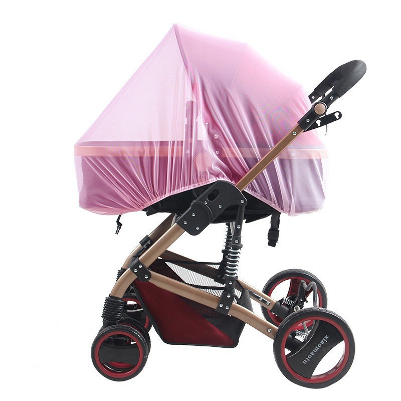 Mùng chống muỗi cho xe đẩy em bé kích thước 150cm tiện ích