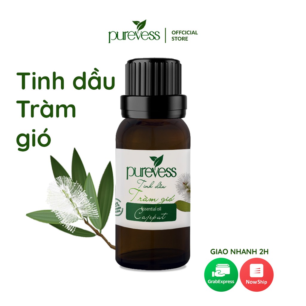 Tinh dầu Tràm Gió giúp giảm mệt mỏi PUREVESS 30ml