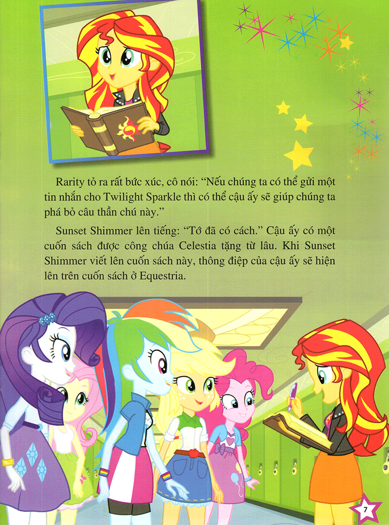 Sách My Little Pony - Rainbow Rocks - Ban Nhạc Cầu Vồng (Hình Dán)