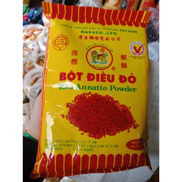 Bột điều đỏ