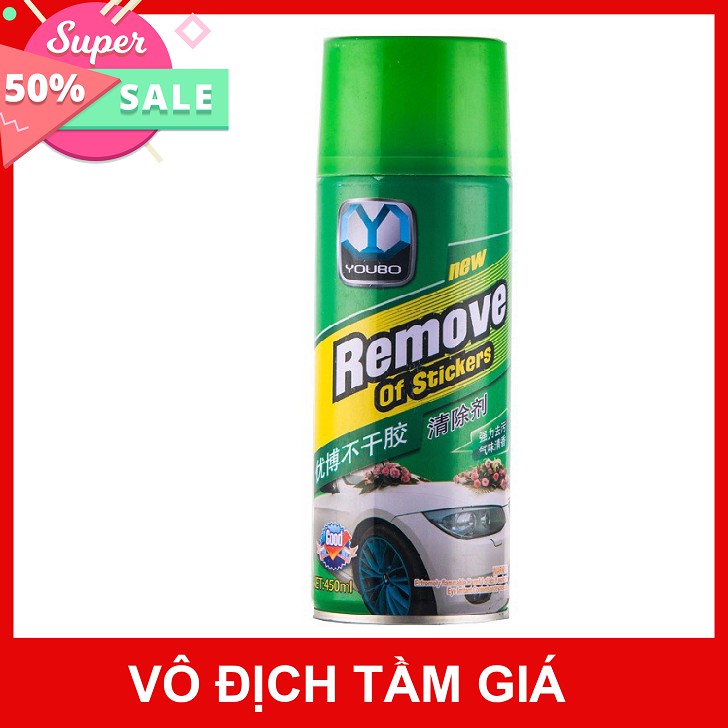 Chai xịt tẩy đa năng, tẩy keo,  tẩy vết băng dính, nhựa đường bám trên ô tô, tẩy đa năng đồ nội thất