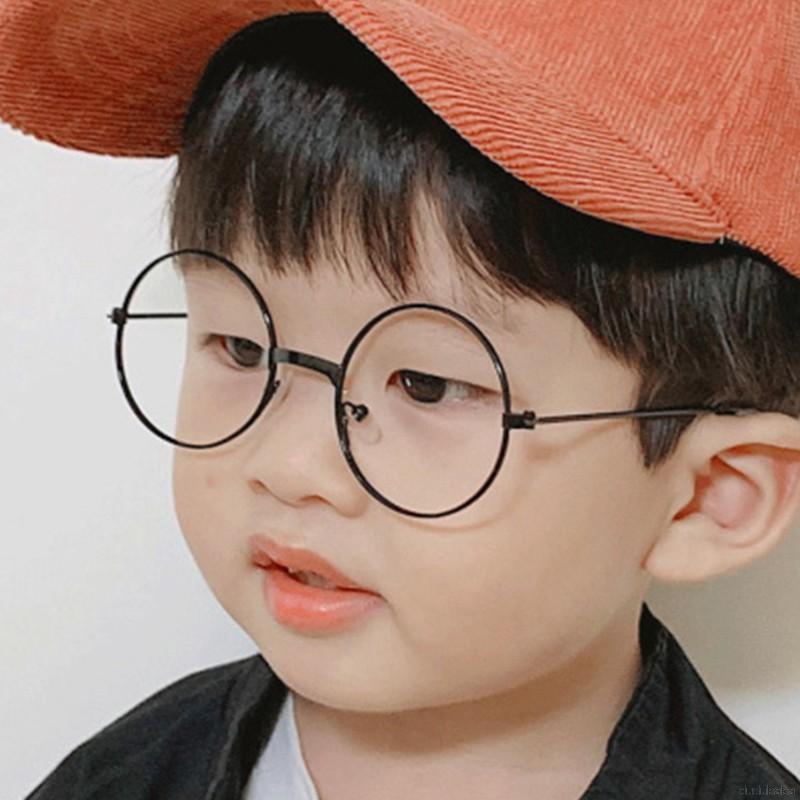 Kính mát gọng tròn thời trang cho bé 3-8 tuổi