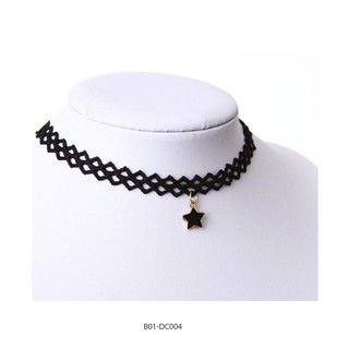 Vòng cổ nữ choker ngôi sao vàng lớn