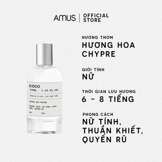 Tinh dầu nước hoa nữ coco by amus 30ml - 50ml - 100ml