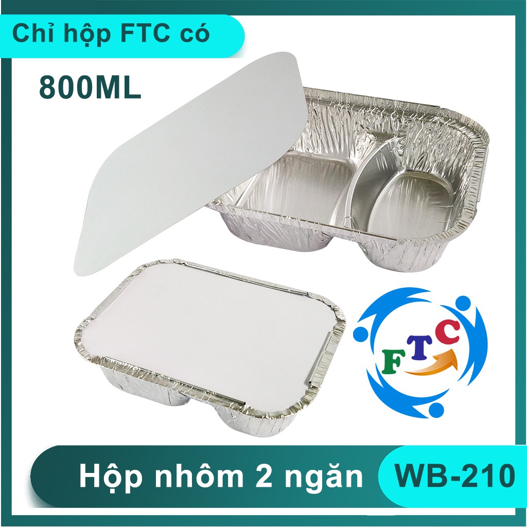 "CAO CẤP" SET 10 HỘP NHÔM (KHAY GIẤY BẠC CÓ NẮP) - CHỨNG NHẬN VS ATTP - ĐỰNG THỰC PHẨM DÙNG 1 LẦN