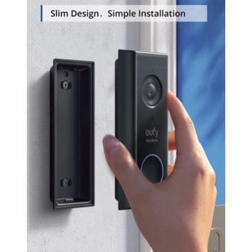 Chuông cửa eufy Video Doorbell 1080p – Dùng pin 120 ngày, kết nối Wifi, hỗ trợ Google và Alexa