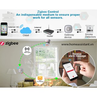 Cảm Biến Khói Zigbee Zigbee2MQTT Heiman HS1SA (Hỗ trợ HomeAssistant)