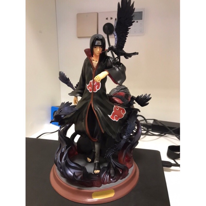 [RẺ NHẤT SHOPEE]Mô hình Naruto - Mô hình Uchiha Itachi Akatsuki có đế quạ màu tím xanh