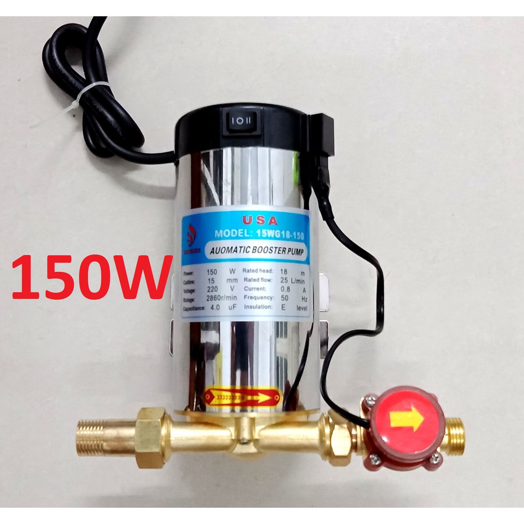 Máy bơm tăng áp công suất 150W