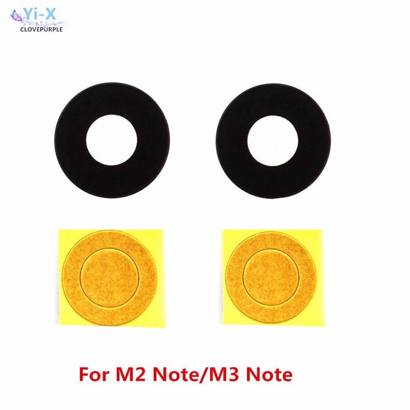 Back Rear Camera Glass Lens For MEIZU M2 Note/ M3 Note with adhesive Sticker