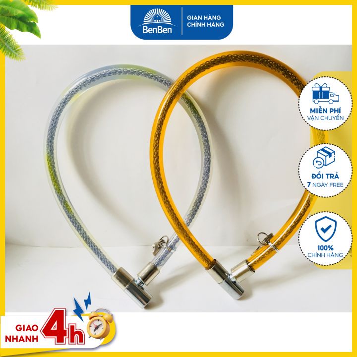 KHOÁ XE, KHOÁ CỔNG DÙNG CHÌA - DÂY DÀI 80CM
