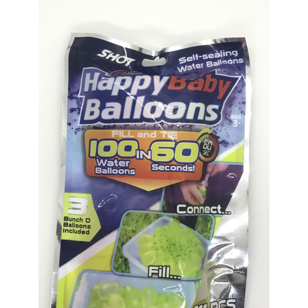 Chùm bóng nước số lượng lên tới 111 quả - Ném bóng nước thả ga - bơm cực nhanh