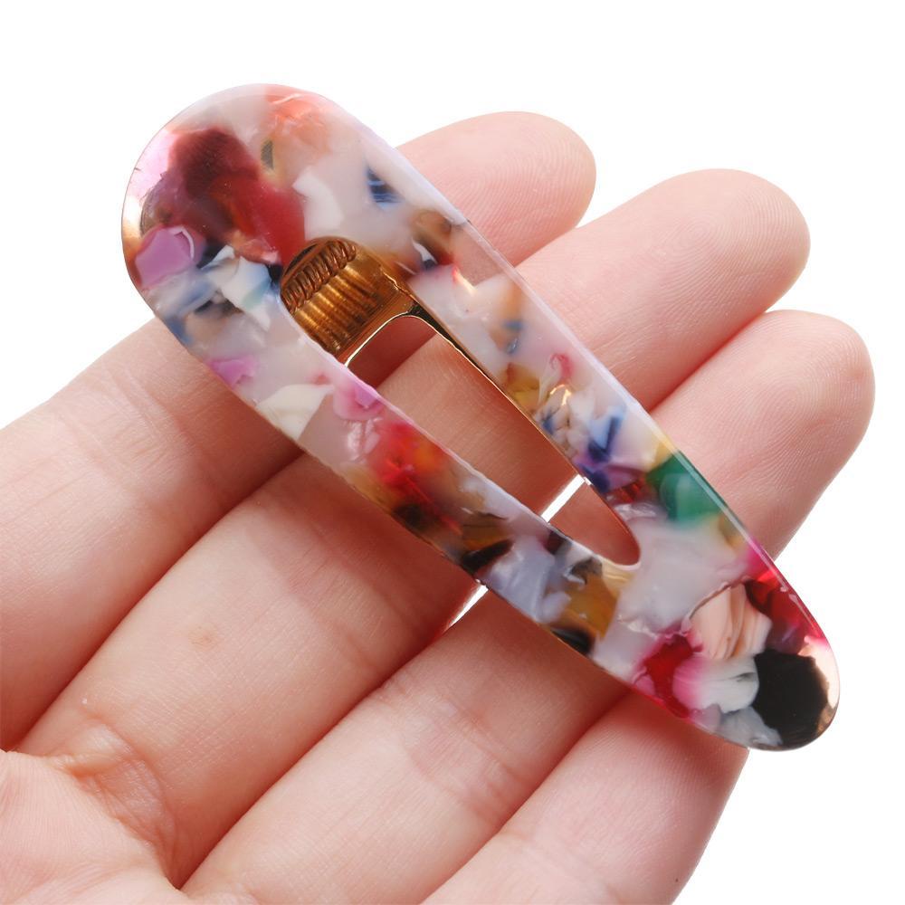 Set 4 Kẹp Tóc Hình Chữ Nhật Thời Trang Cho Nữ