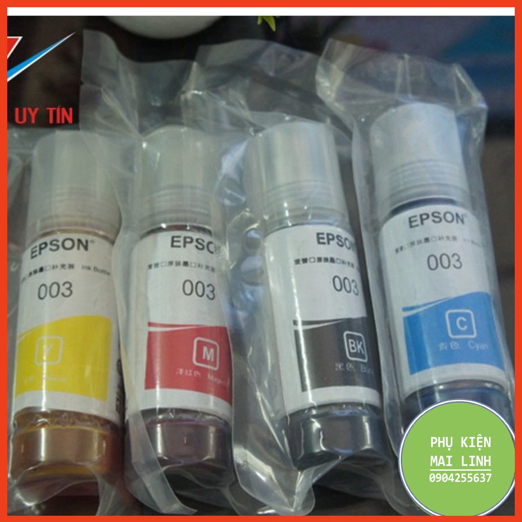 ☘️Mực in màu 003 L1110, L3110, L3150,L4150,L1110- mã 003 nhập khẩu