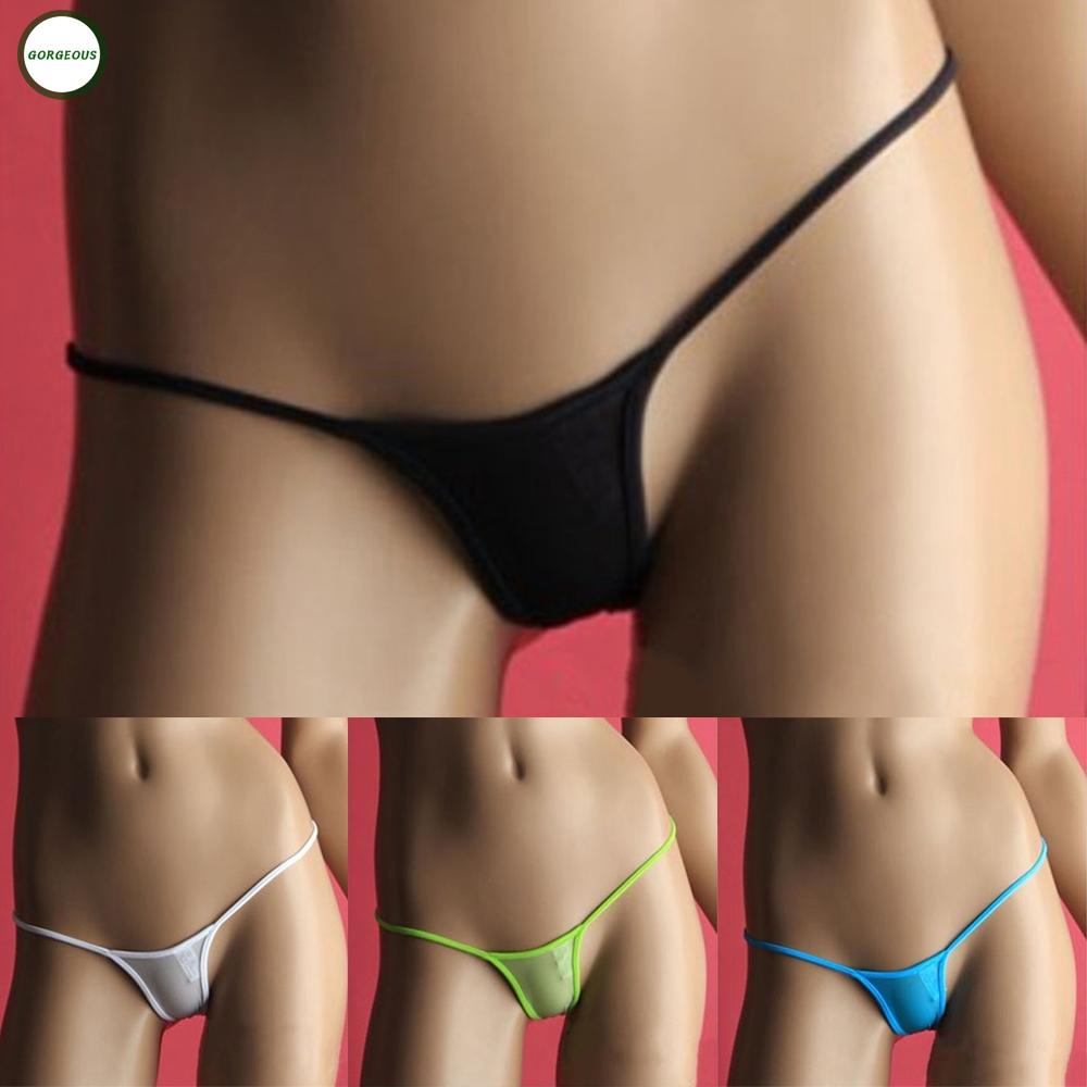 GORGEOUS~Womens Sexy Thong Mini G-String Underwear Panties Micro Lingerie Panty Briefs