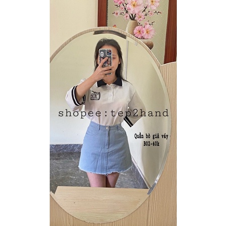 Quần bò giả váy (B02)