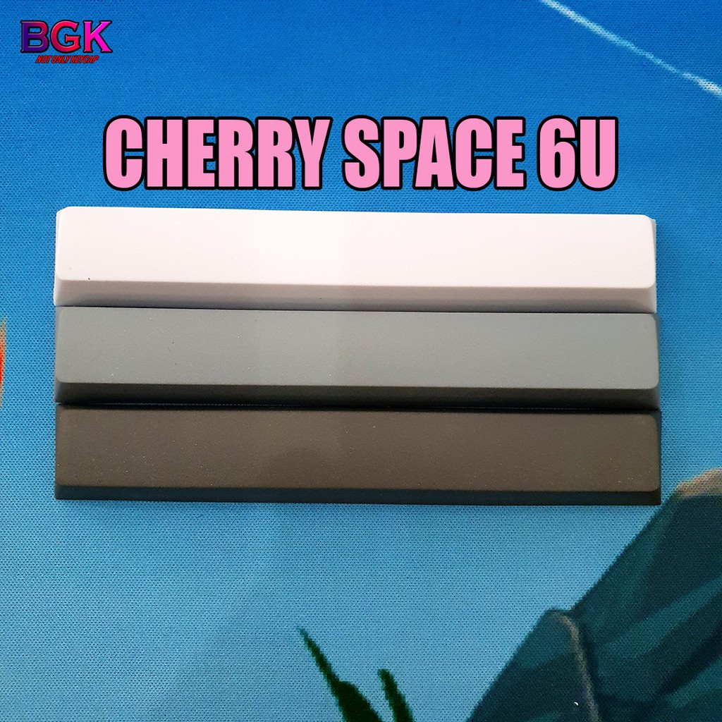 Keycap Lẻ SPACE 3U, 5.5U, 6.25U, 6U, 7U CHERRY Profile Chất liệu PBT nhiều màu