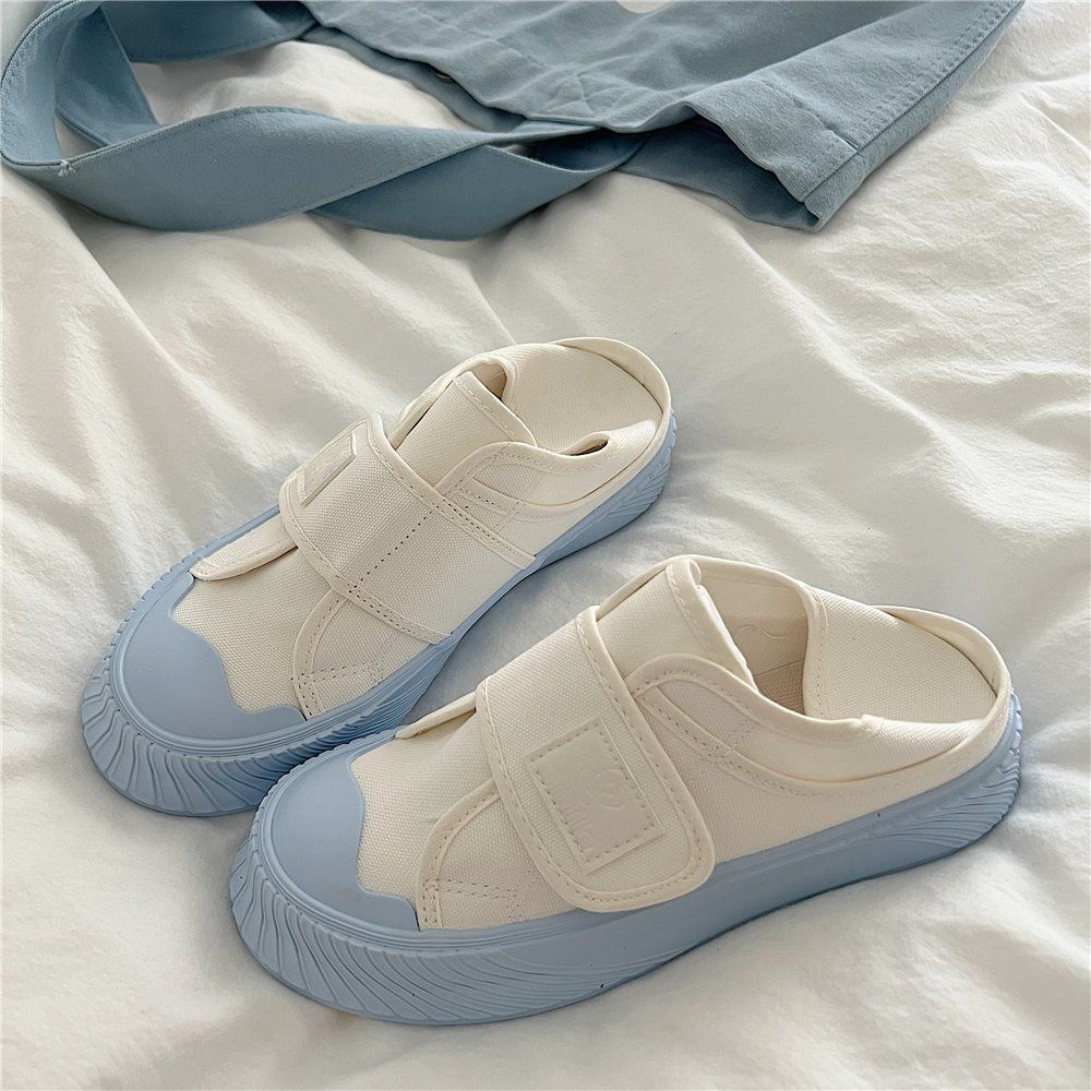 Sea Salt Giày Thể Thao Canvas Đế Dày Thoải Mái Thời Trang Mùa Hè Cho Nữ