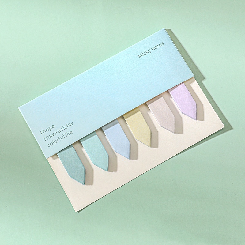 Giấy ghi chú label marker pastel NICOM dụng cụ văn phòng phẩm