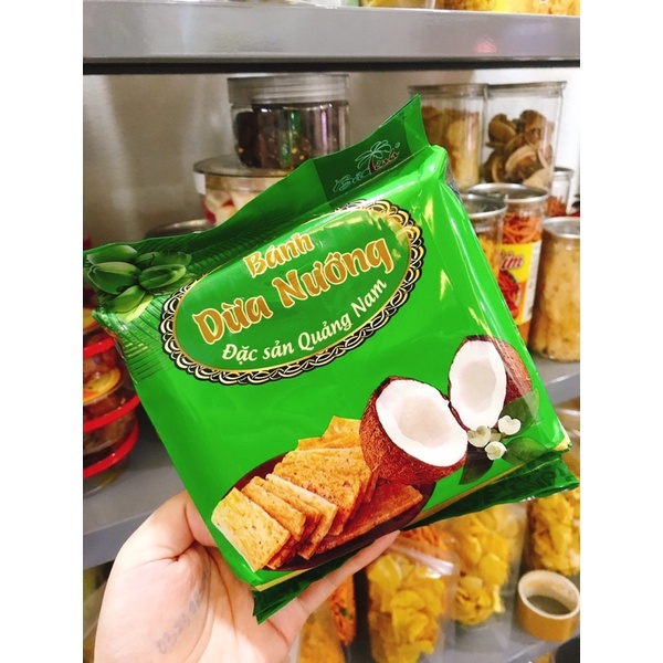 BÁNH DỪA NƯỚNG ĐẶC SẢN QUẢNG NAM - loại Đặc Biệt Ngon  - Đồ ăn vặt