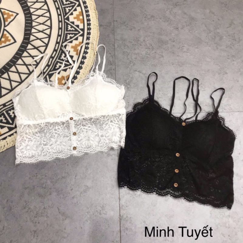 Áo bra ren dây chéo ngực QC