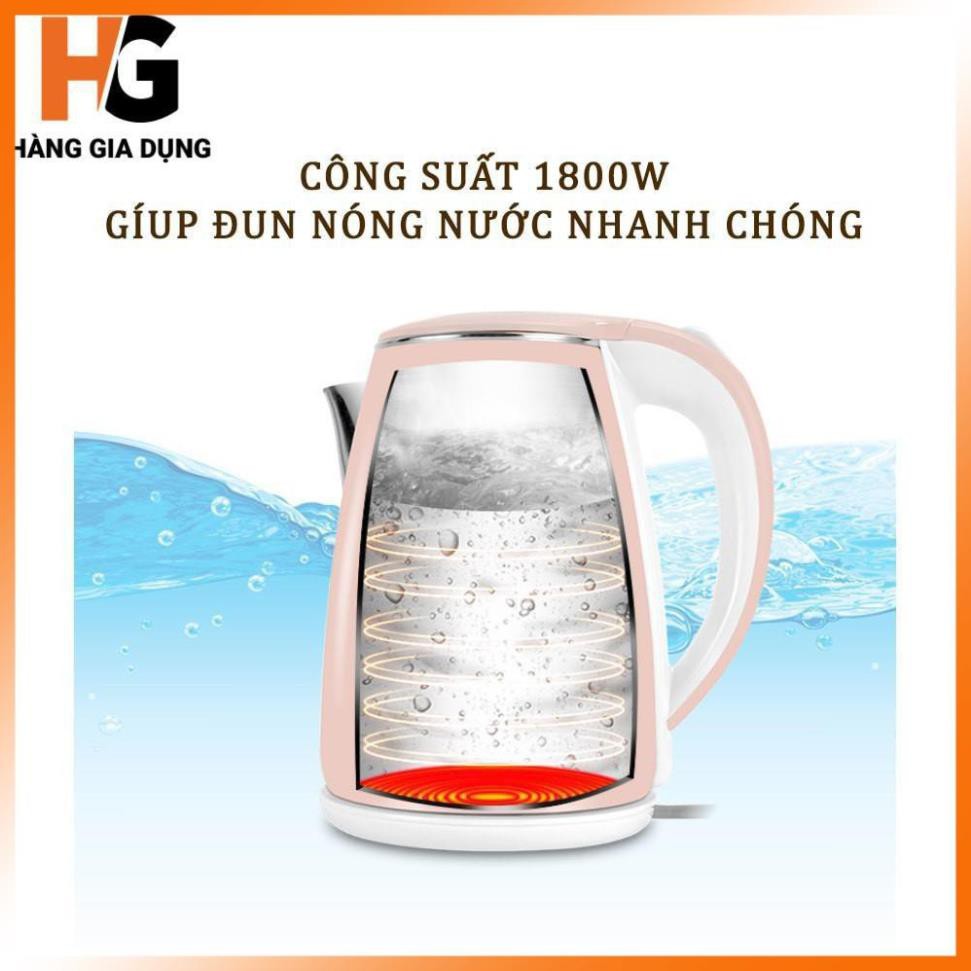 Ấm Siêu Tốc JipLai Thái Lan 2.5L Cao Cấp 1800W Cách Điện - Cách Nhiệt Siêu Bền Đẹp - Đun Sôi Nhanh