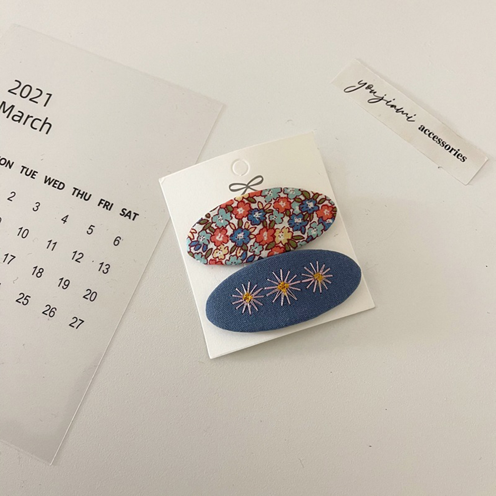 [Hàng Mới Về] Kẹp Tóc Hình Hoa Nhiều Màu Sắc Dễ Thương