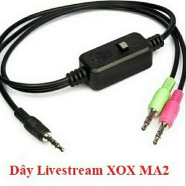 Dây livestream XOX MA2 cho Điện Thoại, Facebook - Hàng chính hãng